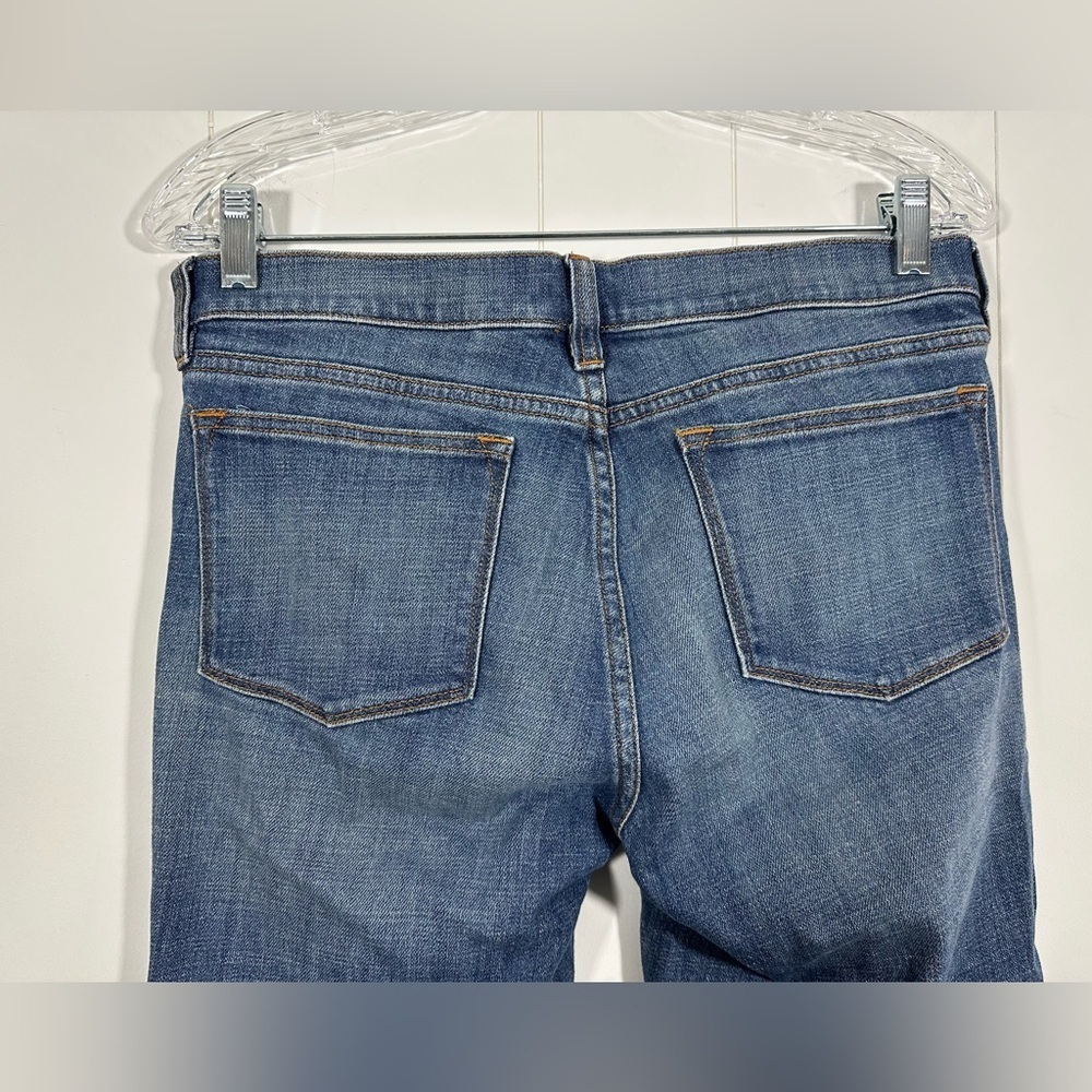 J Crew Size 28 Women's Skinny Stretch Mid Rise Denim Blue Jeans Style 02643 - Picture 5 of 11